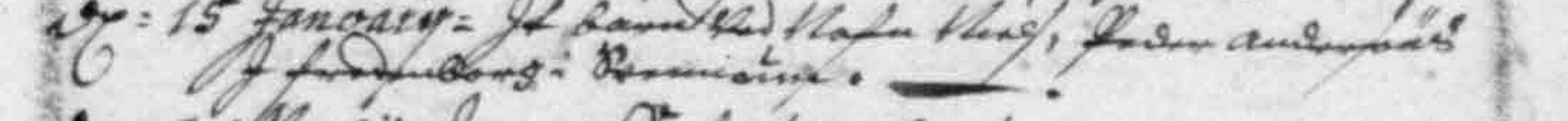 Jerslev burial register, 15 January 1688: Peder Andersen’s child at Fredenborg in Svennum