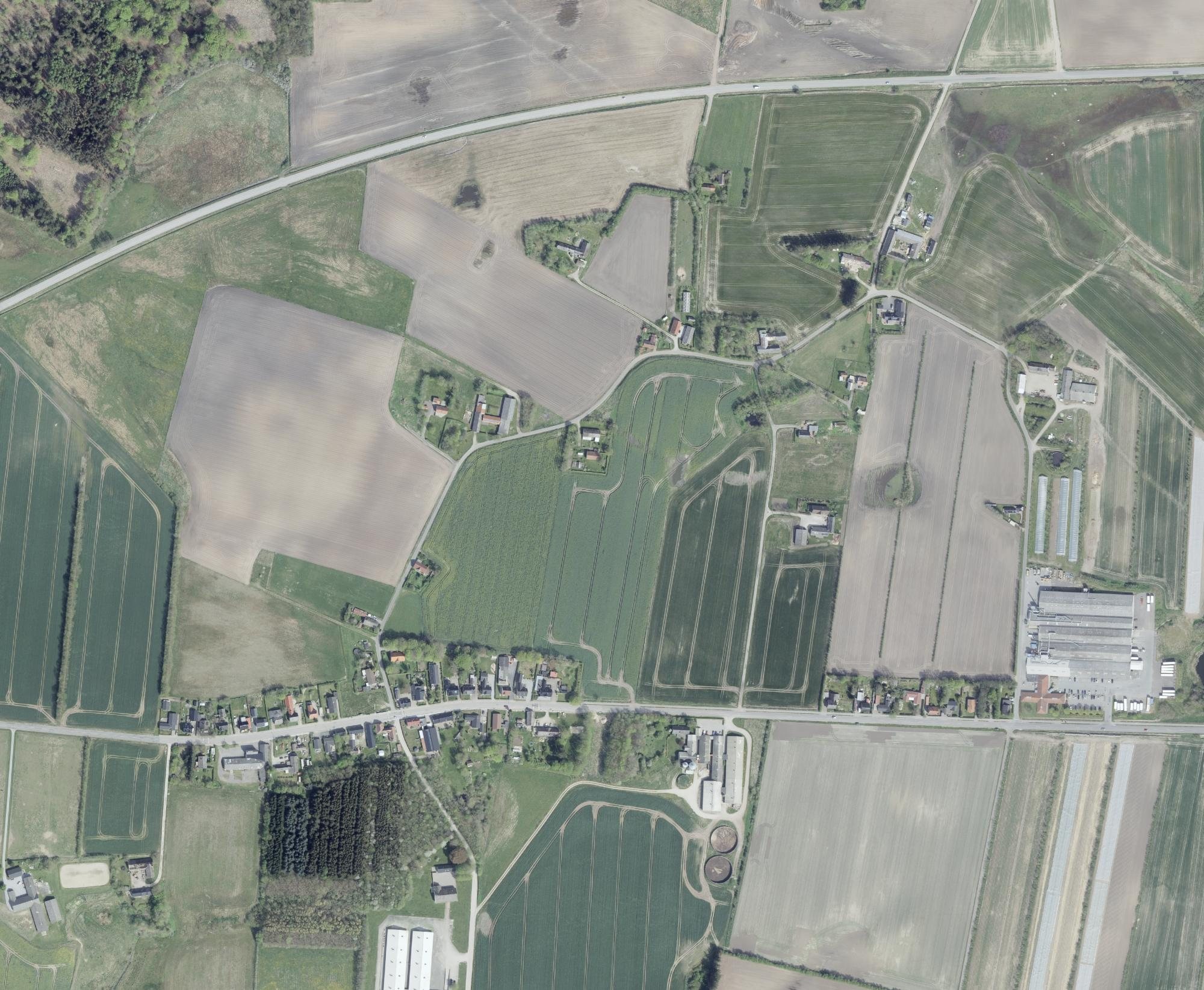 2024 orthophoto of Klæstrup